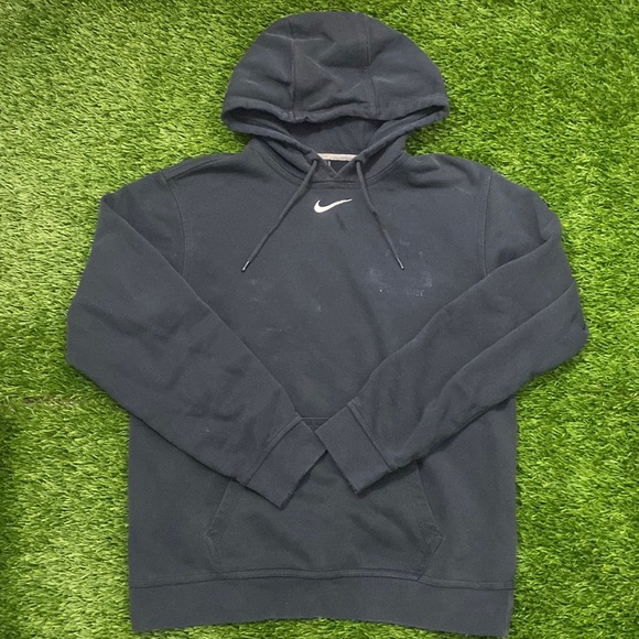 Nike | Shirts | Vintage Nike Middle Swoosh Hoodie | Poshmark